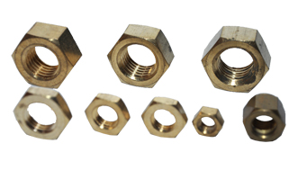 Manufacturers Exporters and Wholesale Suppliers of Brass Hex Nuts Mumbai Maharashtra